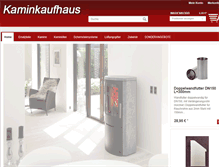 Tablet Screenshot of kaminkaufhaus.de